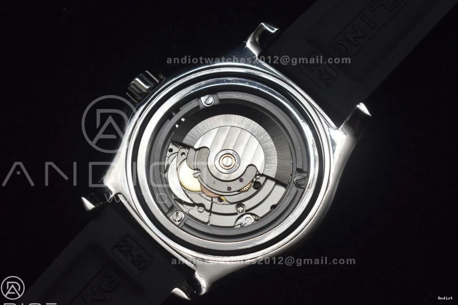 1:1 Automatic Best Edition Rubber Dial On Strap TF A2824 Black Superocean Black Black 44 Bezel 0428